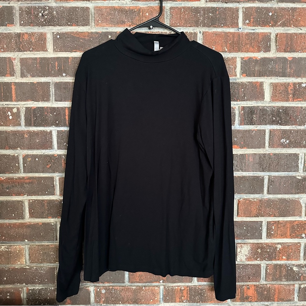 Black Plus Size ASOS Mock Neck Top